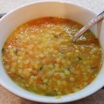 Red lentils soup