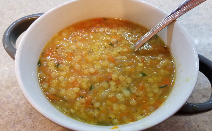 Red lentils soup